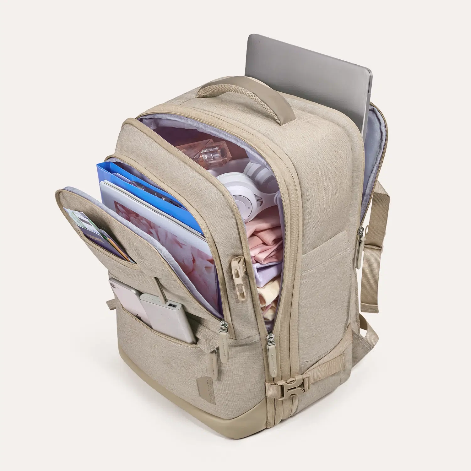 Falco 40L Expandable Airline Approved Carry On Travel Backpack - Image 48