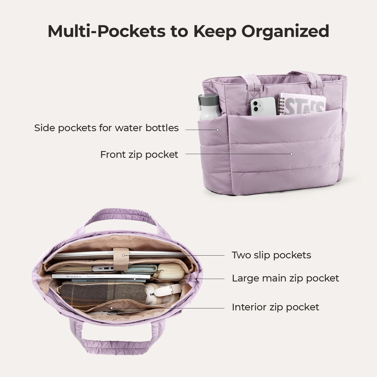 The Bubble 20L Puffy 15.6" Laptop Work Tote - Image 50