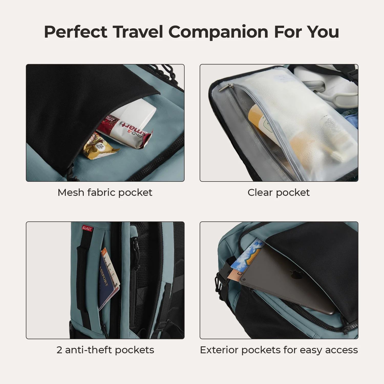 Blast Mesh Travel Backpack - Image 100