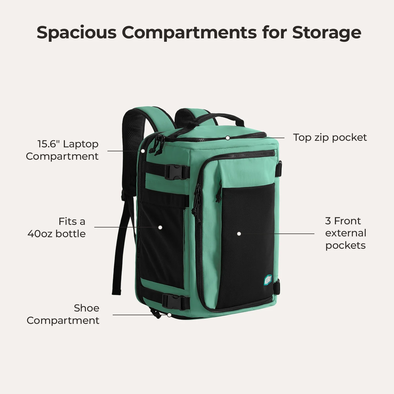 Blast Mesh Travel Backpack - Image 16