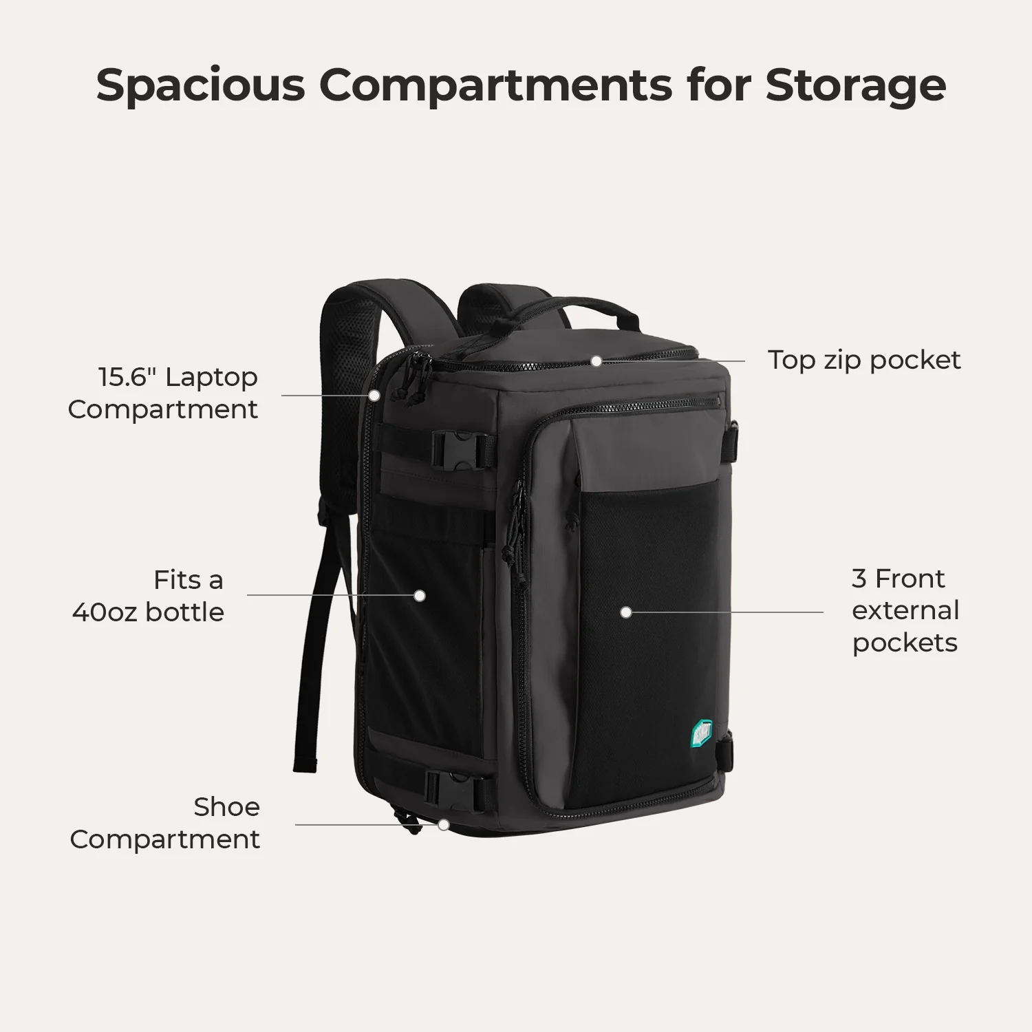Blast Mesh Travel Backpack - Image 48