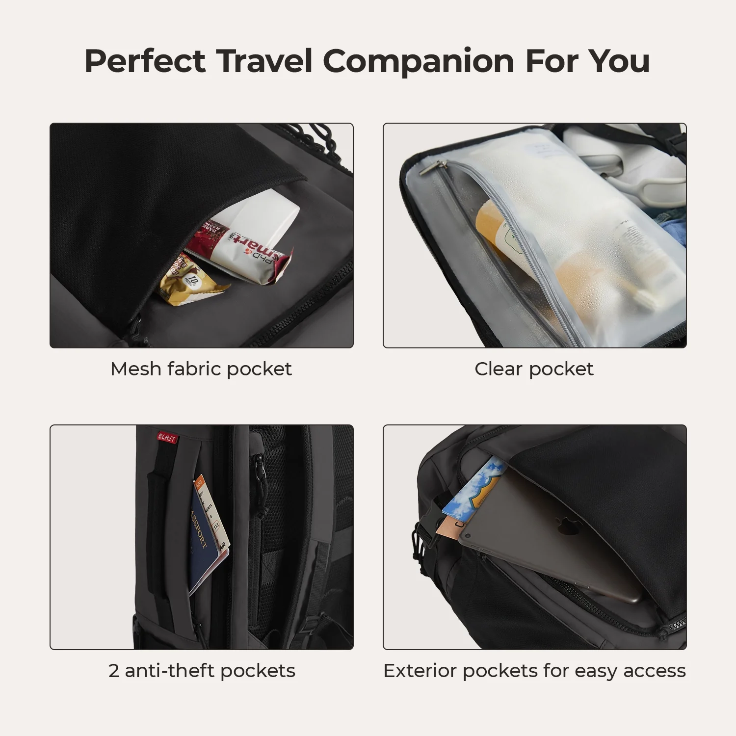 Blast Mesh Travel Backpack - Image 61