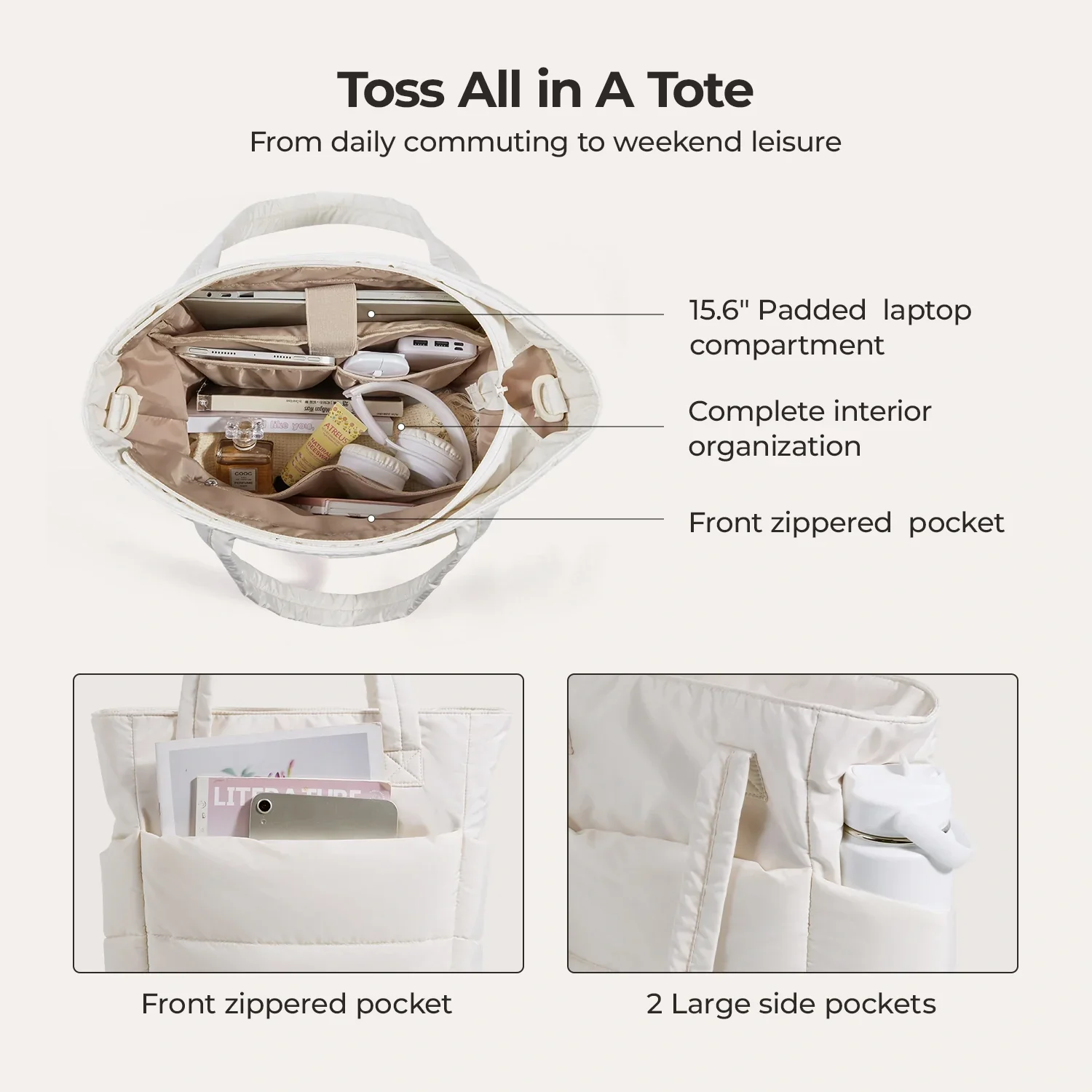 Bubble 21L Puffy Tote - Image 5