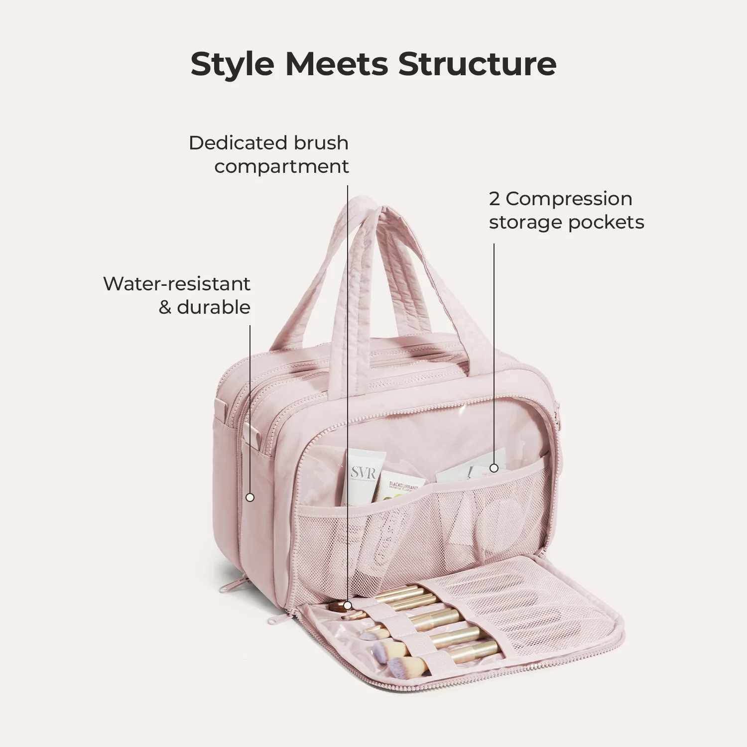 Crush Hanging Toiletry Bag - Image 4