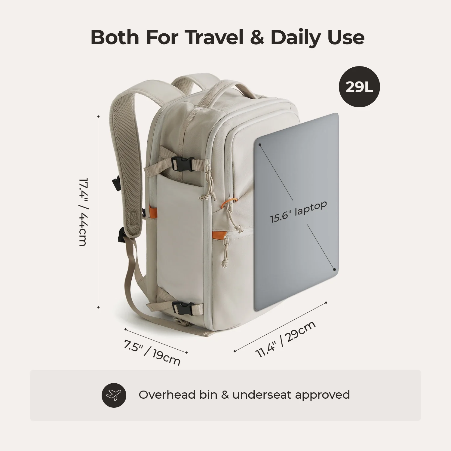 Faro 29L Carry On Travel Backpack Set - Image 31