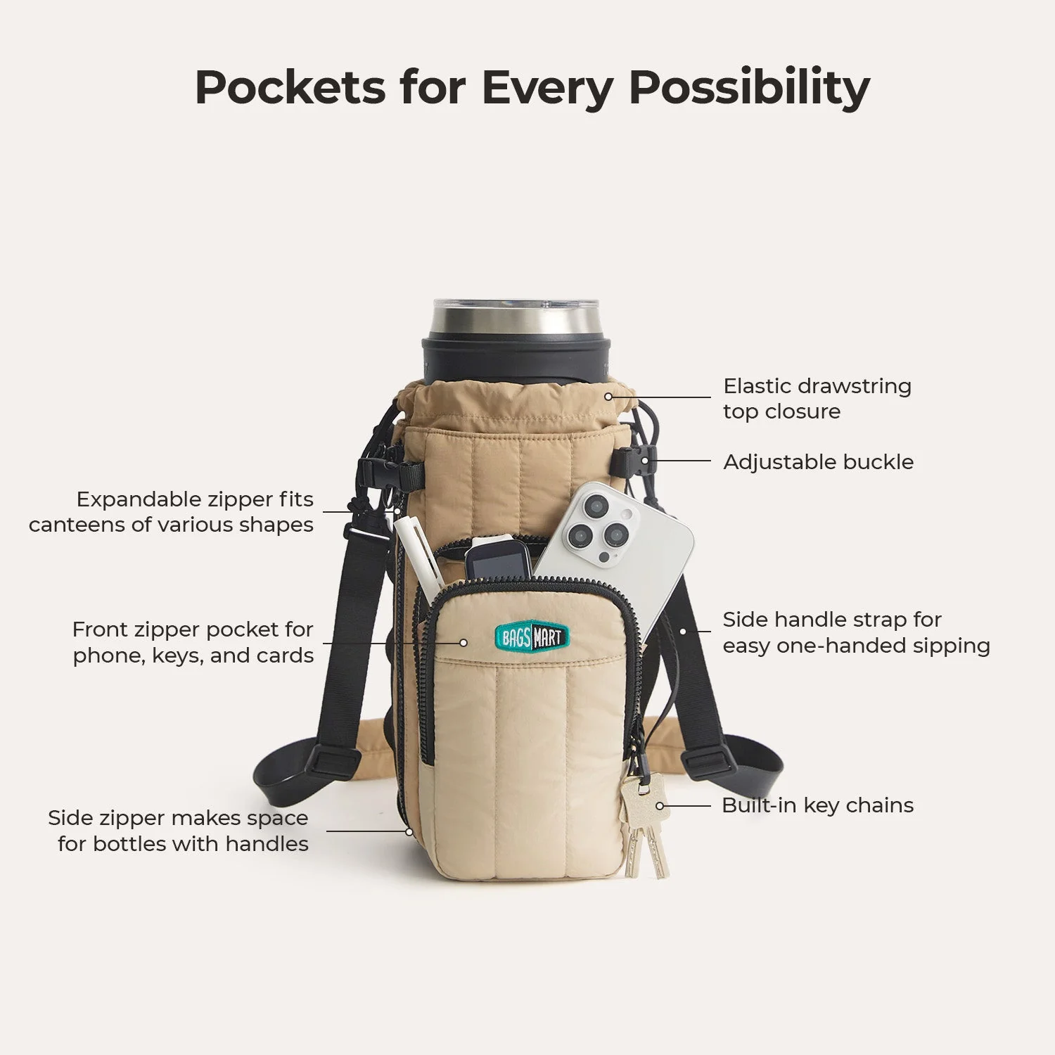 Paz Water Bottle Sling - Image 17