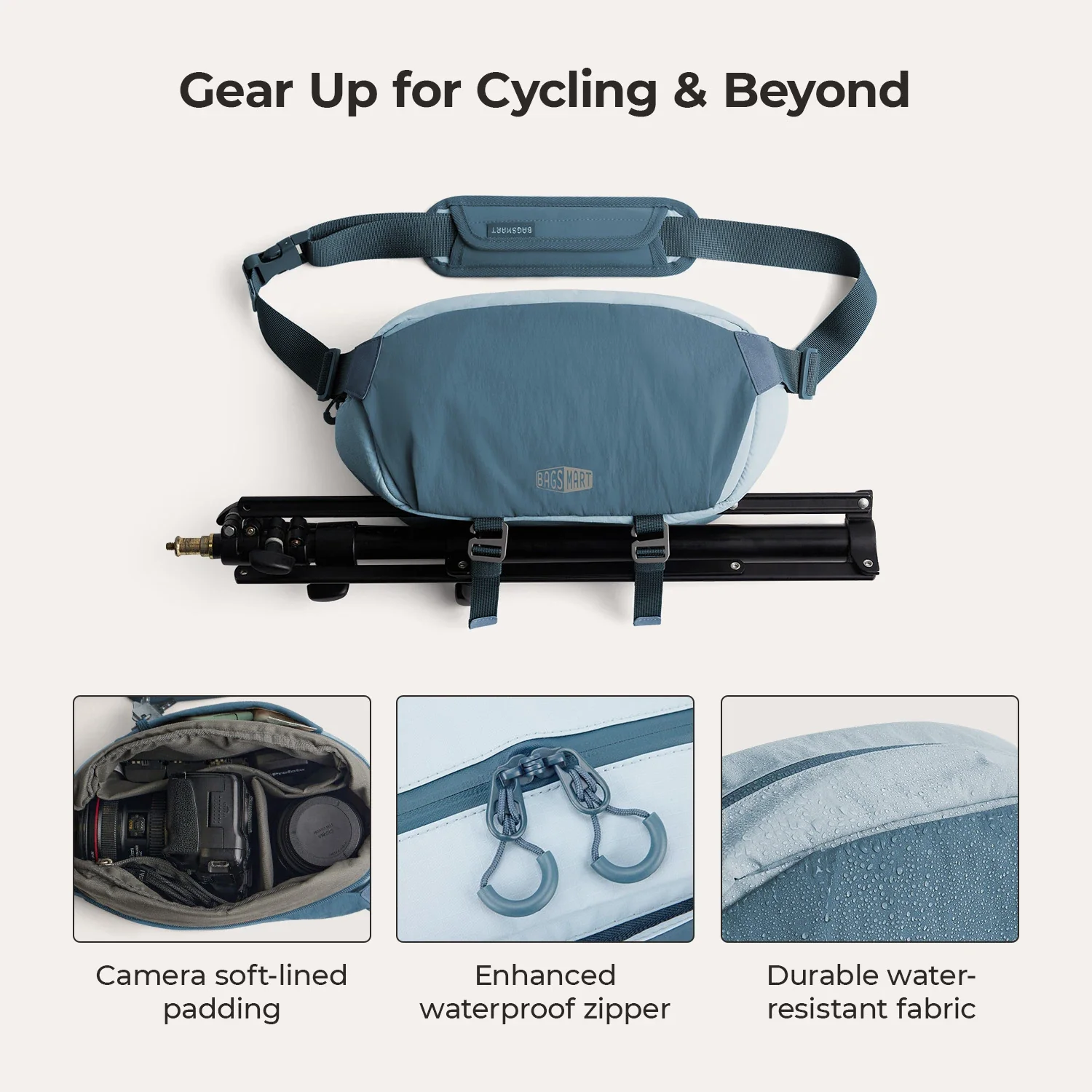 Soar 6L Camera Sling Bag with Tripod Holder - Image 31